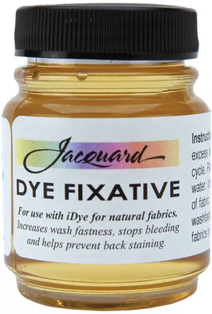 Jacquard iDye Dye Fixative 3oz Pots For Natural Fabrics Brand New
