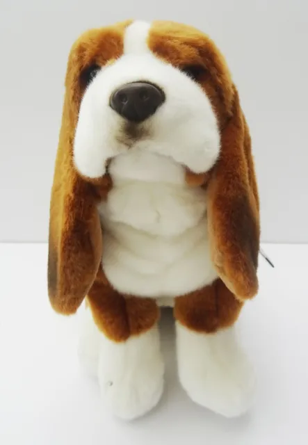 Basset Hound toy dog, as it is, personalised, gift wrapped 3 options