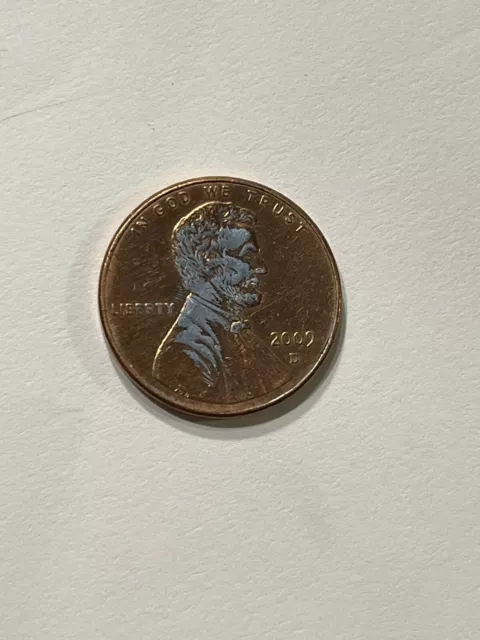 2009 D USA 1 Cent Lincoln Memorial. Error Coin Log Cabin Reverse