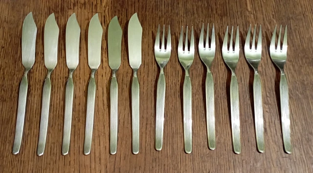 LAGUIOLE - LAGUIOLE Lot Coffrets 6 Couteaux et 6 Fourchettes, Lames en
