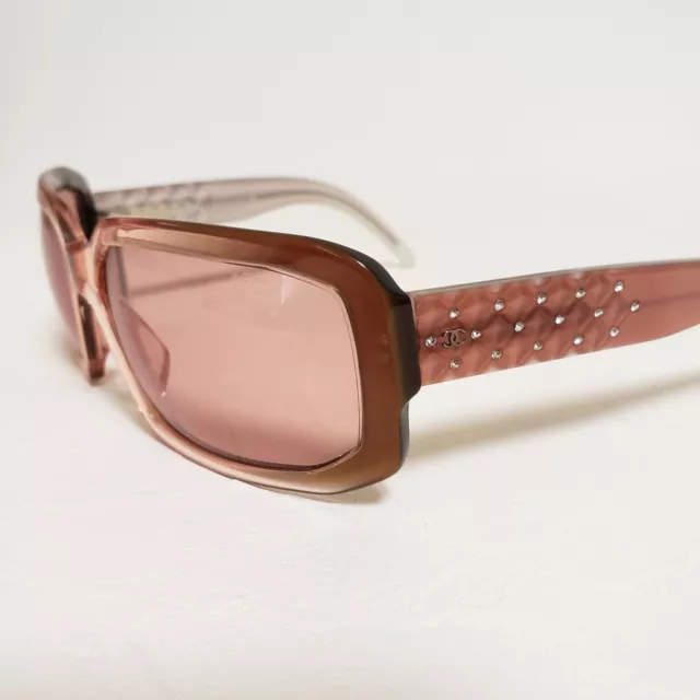 CHANEL - QUILTED Pink - Swarovski Crystal - Sunglasses - ＊(B) $180.00 -  PicClick