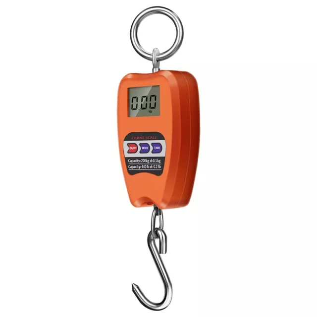 Crane Scale Weighing Digital Industrial Hanging Scale 200Kg/441Lb Heavy8775