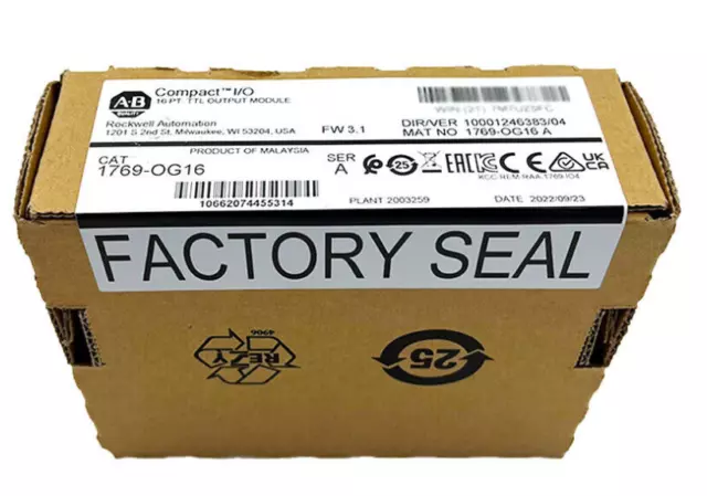 New Factory Sealed AB 1769-OG16 /A CompactLogix 16 PT D/O Module 1769OG16