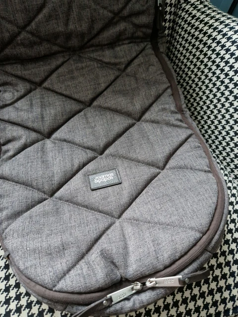 Mamas & Papas Kinderwagen OCARRO gemütliche Zehen Fußmuff Flip xt2 XT3 Kastanie Tweed GEWASCHEN 2