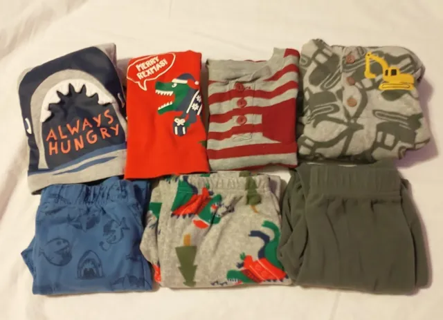Boys 18 Month Infant Toddler Baby Outfits, Jammies Carters, Cat & Jack Christmas