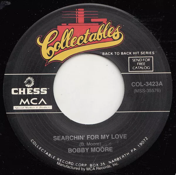 Bobby Moore (16) - Searchin' For My Love / Ain't No Big Thing, 7"(Vinyl)