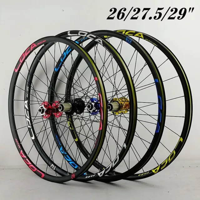 MTB Bicycle Wheels Disc Brake 26/27.5/29er Mountain Bike WheelSet Wheel 24 Holes