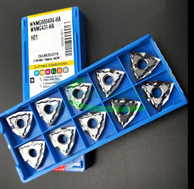 10PCS New Korloy WNMG080404-HA H01 WNMG431-HA Carbide Insert