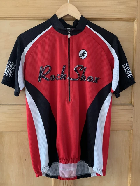 Castelli Rock Shox vintage Rad Trikot Gr. XL 56cm cycling Bike shirt PZ12