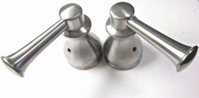 Delta H669SS Orleans Roman Shower Faucet Handles Levers Satin Stainless 2 Large