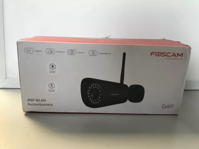 Foscam G4P Outdoor IP WLAN-Überwachungskamera mit 20m Nachtsicht, I25036