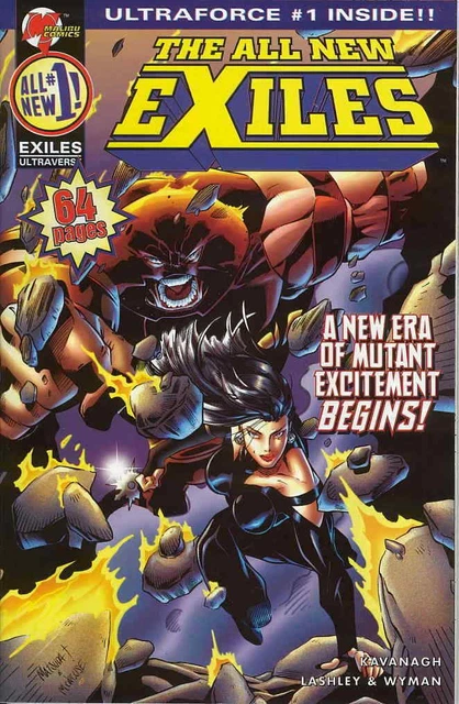 All New Exiles, The Infinity #1 Cover A Malibu Comics October Oct 1995 (VFNM)