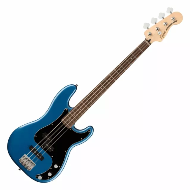 Genialer Einsteiger Precision Bass in Blau von Fender Squier mit PJ-Pickups