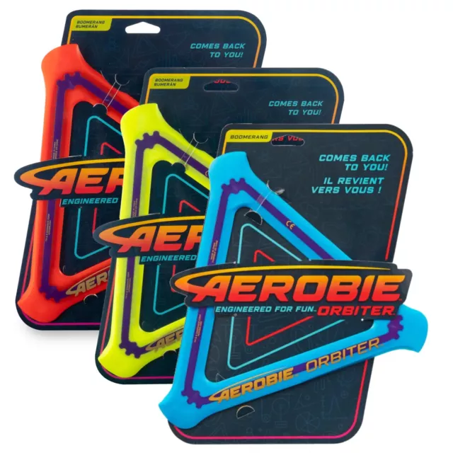 Aerobie Orbiter Boomerang Frisbee Flying Disc - Various Colours Available