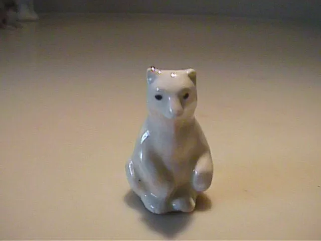 Vintage Miniature 1960'S Bone China Polar Bear