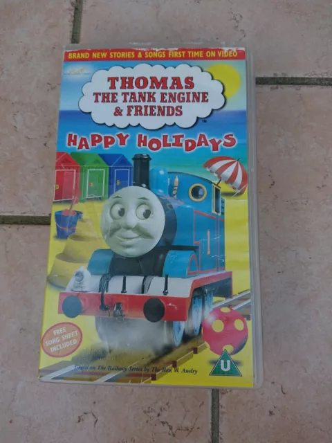 THOMAS THE TANK Engine And Friends Happy Holidays VHS 1999 With Song ...