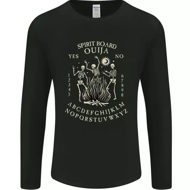 Ouija Spirit Board Halloween Dämonen Geister Herren Langarm T-Shirt