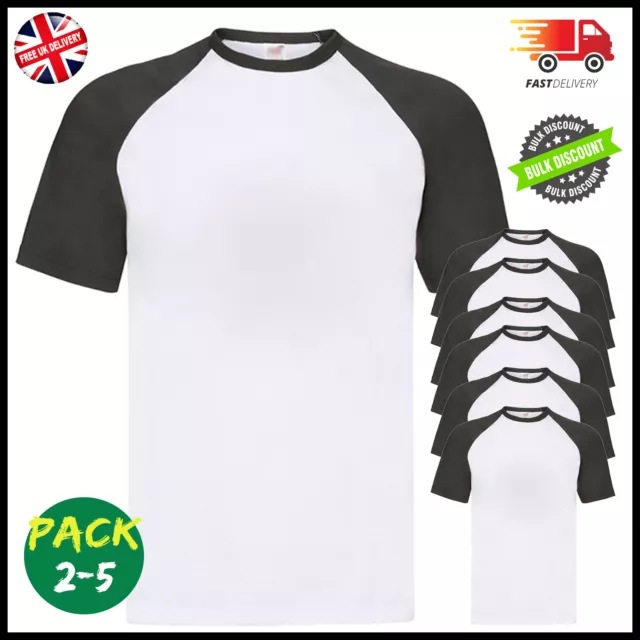 T-shirt baseball raglan bianca maniche nere confezione unisex t-shirt top regalo di Natale
