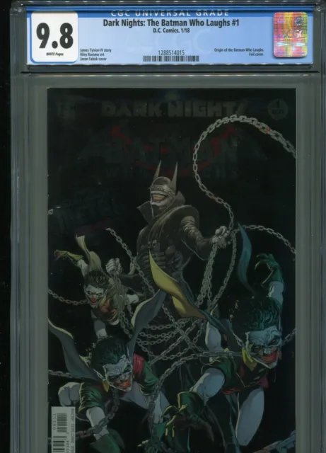 Dark Nights: The Batman Who Laughs #1   CGC 9.8  WP  (Foil cover)