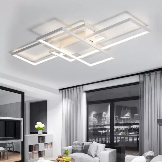 59W LED Design Deckenleuchte Wohnzimmer modern Deckenlampe Dimmbar Deckenlicht