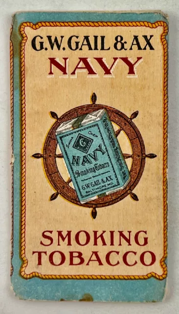 Vintage "G.W. Gail & Ax Navy" Cigarette Rolling Papers