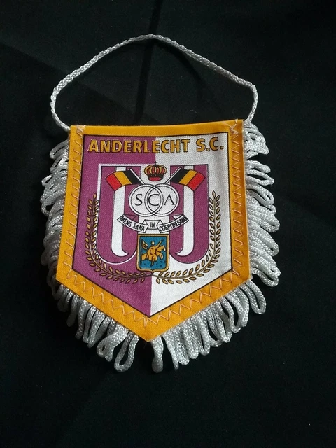 S.C Anderlecht fanion vintage football banderin pennant