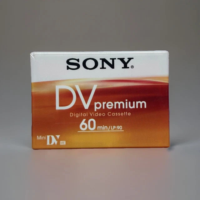 Lot 10 cassettes video Mini-Dv Sony Premium 60 Min.sp / 90min LP Lot 10 cassettes video Mini-Dv Sony Premium 60 Min.sp / 90min LP