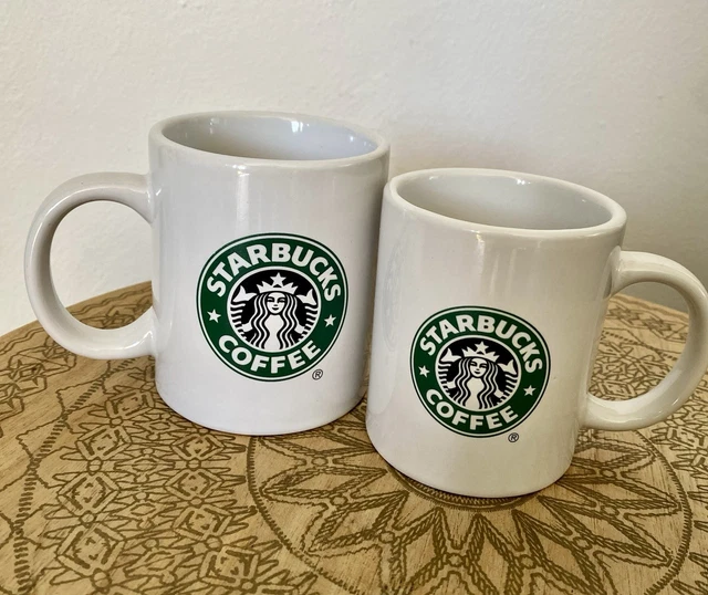 Lot de 2 petites Tasses à Café Starbucks Coffee Collector avec soucoupes - Arts de la table