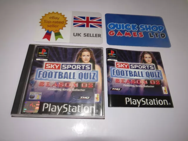 Sky Sports Football Quiz - Season 02 Sony Playstation 1 PS1 pal