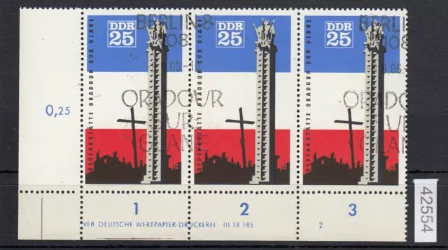 DDR 1966, Mich.-Nr.: 1206 gestempelt DV  FNr. 2