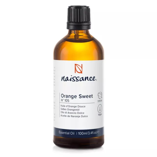 Naissance Orangenöl, süß - 100% naturreines ätherisches Öl (N°105)- 100ml - Haut