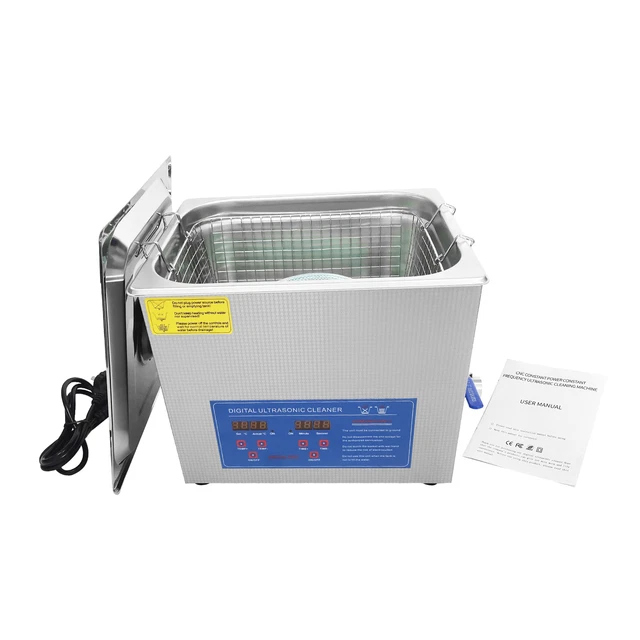 10L Digital Cleaner Professional Heated Cleaning Machine w/ Timer for Watch I3D2