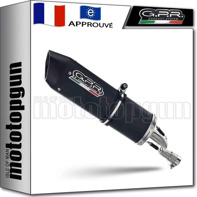 LIGNE COMPLETE APPROUVE Catalyse Noir Gpr Pour Zontes Zt 125 G1 2022 22