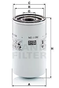 Filtro idraulico da lavoro filtro uomo Wd11002 per Deutz-Fahr Agrokid 96-03