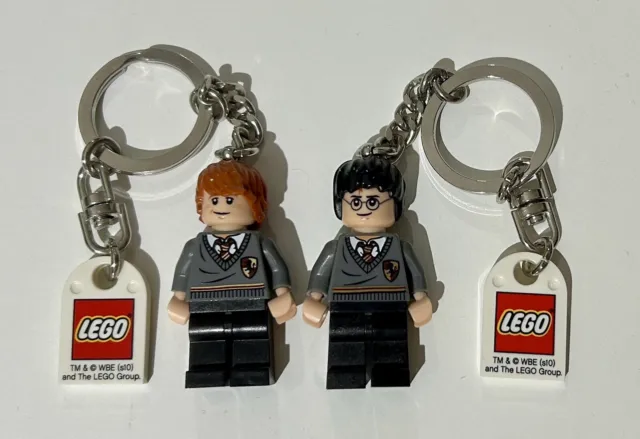 LEGO Schlüsselanhänger 852954 & 852955 Harry Potter & Ron Weasley Gryffindor