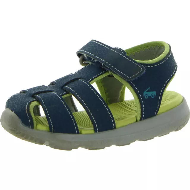See Kai Run Boys Navy Slip On Sandals Shoes 7 Medium (D) Toddler BHFO 4285