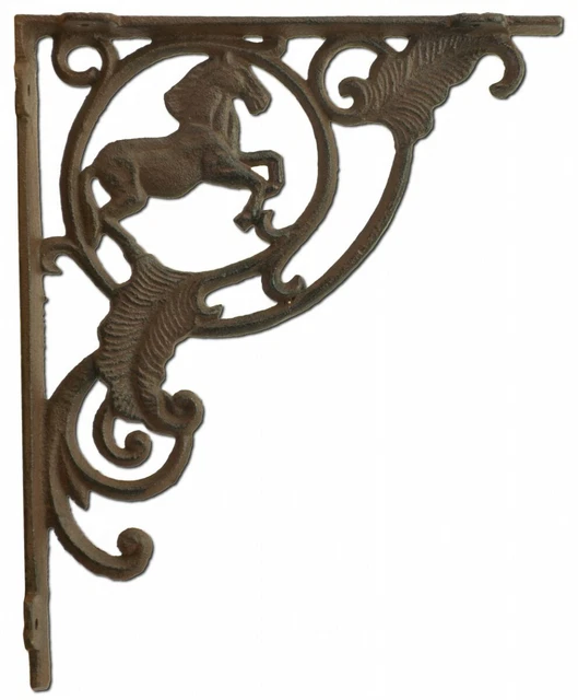 Wall Shelf Bracket Horse Brace Crafting Custom Cast Iron Shelves
