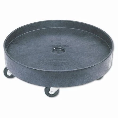 Rubbermaid 2650 Universal Drum Dolly for 2655 Container, Black (RCP265000BK)
