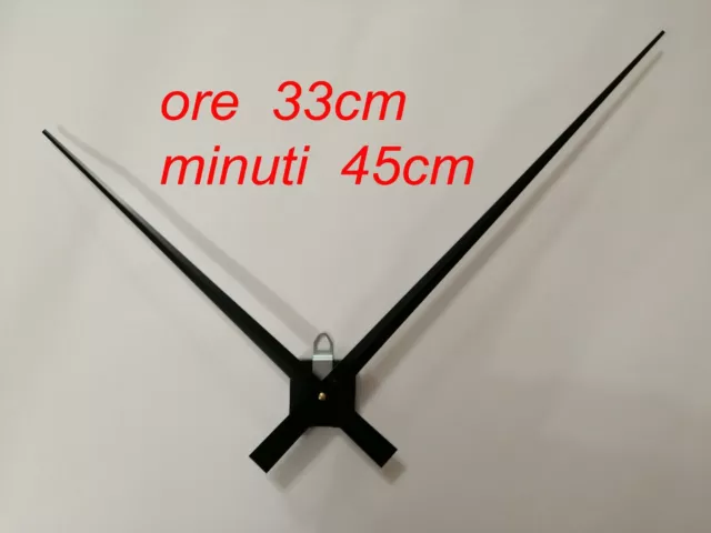 MECCANISMO PER OROLOGI da parete grandi Silenzioso lancette lunghe METALLO  MAXI EUR 11,80 - PicClick IT