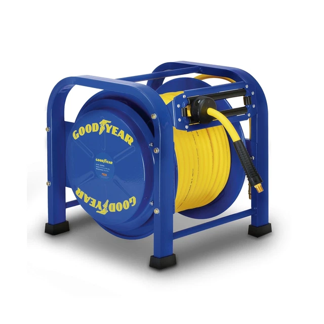 GOODYEAR AIR HOSE Reel Retractable 3/8" Inch x 100 Feet 300 Psi / 20