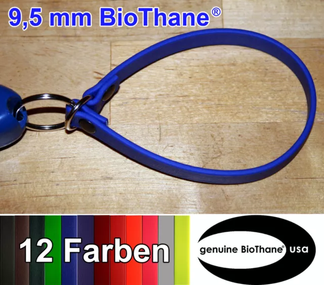 Bracelet BioThane Clicker poignée avec porte-clés nombreuses tailles et couleurs