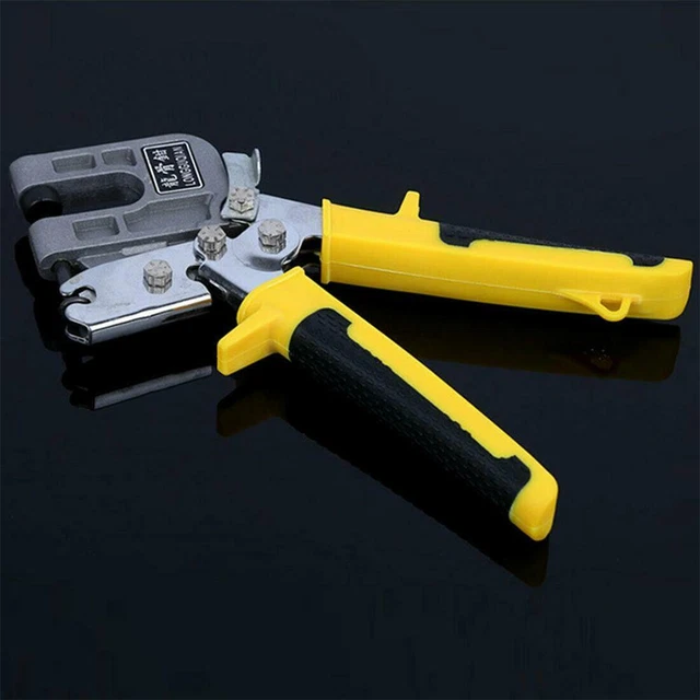 Pince à Sertir Professionnelle Pour Quilles Et Cloisons Sèches - Outil Fixation Métal 0.5-0.8mm