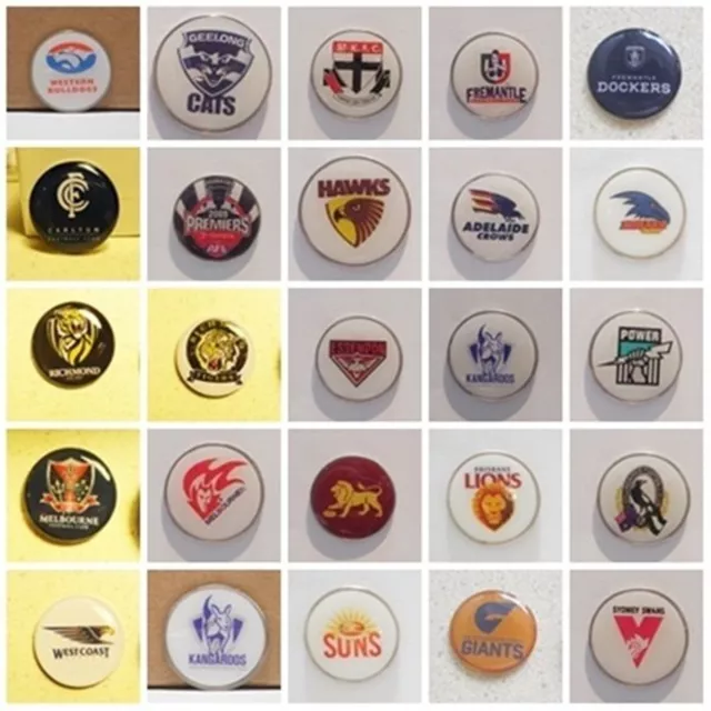 Golf Ball Markers - Richmond, Brisbane, Port, Cats+ Add A Hat Clip Or Divot Tool