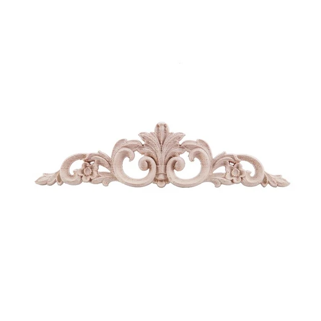 1pcs Wood Oak  Corner Onlay Applique Furniture Home Decor(20*5cm) O6T6T6