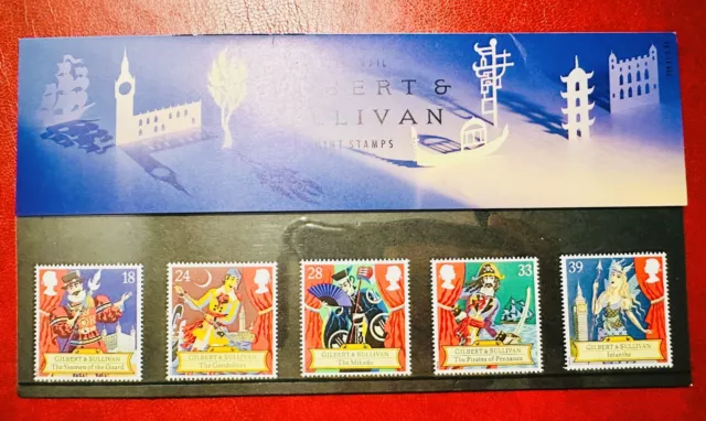 1992 GILBERT & SULLIVAN Presentation Pack Royal Mail GB Stamps MNH