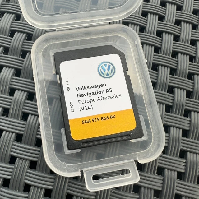 SD-kaart GPS-navigatie Europa v20 ECE 2025 compatibel met Volkswagen VW