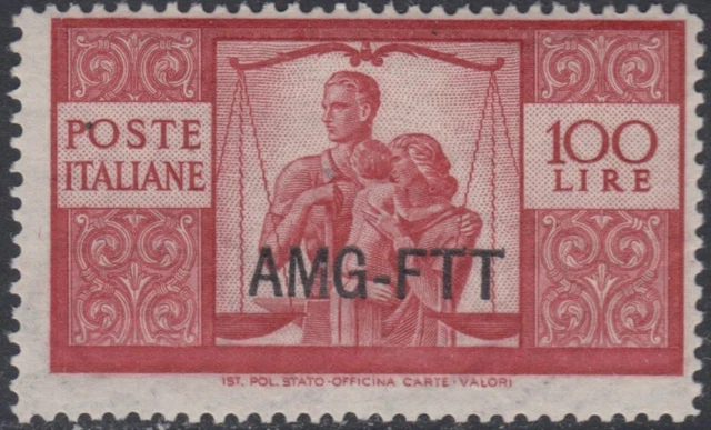 Italy Trieste A (AMG-FTT) - Democratica 2^ Sassone n. 67 - cv 210$ - MNH**