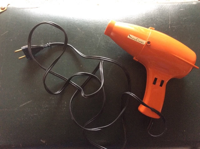 Sèche-cheveux Vintage Sunbeam Orange Rétro - 700W - Occasion En état De Marche