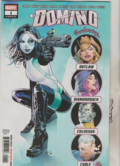 Marvel Comics Domino Annual #1 November 2018 1St Print Nm