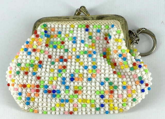 Vintage beaded coin purse hotsell